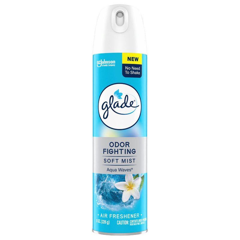 slide 4 of 13, Glade Odor Fighting Air Freshener Room Spray - Aqua Waves - 8oz, 8 oz