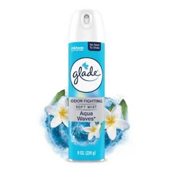 Glade Odor Fighting Air Freshener Room Spray - Aqua Waves - 8oz