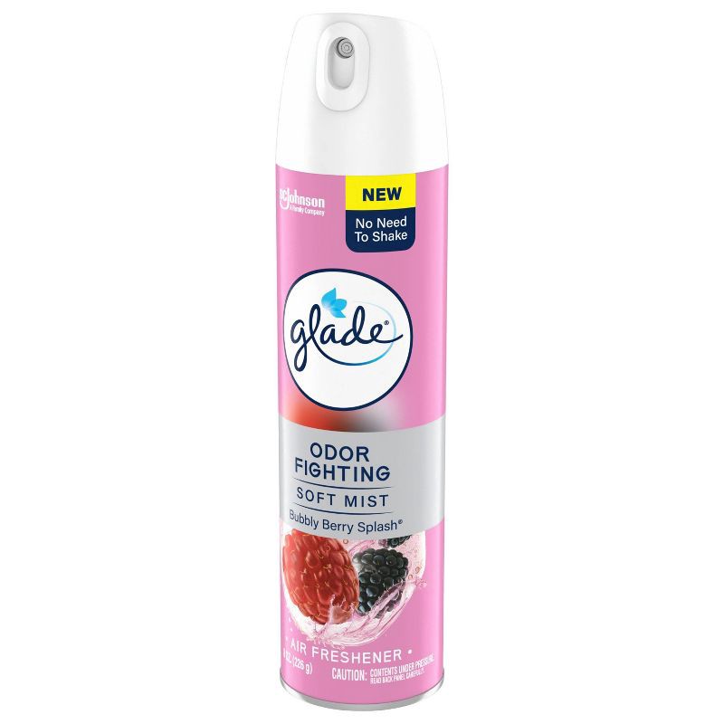 slide 12 of 13, Glade Odor Fighting Air Freshener Room Spray - Bubbly Berry Splash - 8oz, 8 oz