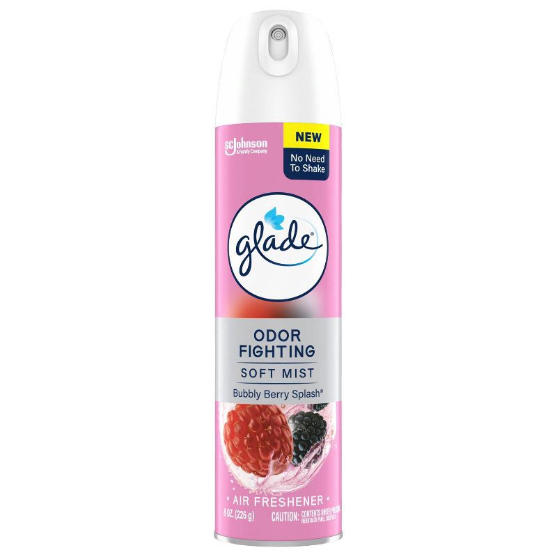 slide 4 of 13, Glade Odor Fighting Air Freshener Room Spray - Bubbly Berry Splash - 8oz, 8 oz