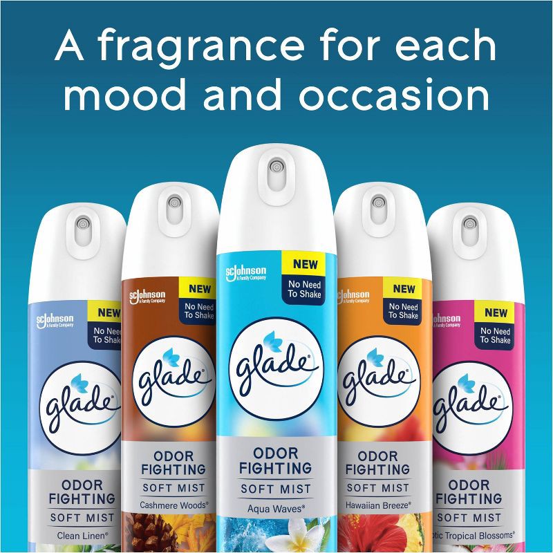 slide 11 of 13, Glade Odor Fighting Air Freshener Room Spray - Bubbly Berry Splash - 8oz, 8 oz