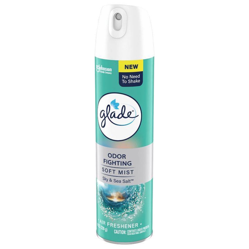 slide 8 of 12, Glade Odor Fighting Air Freshener Room Spray - Sky & Sea Salt - 8oz, 8 oz