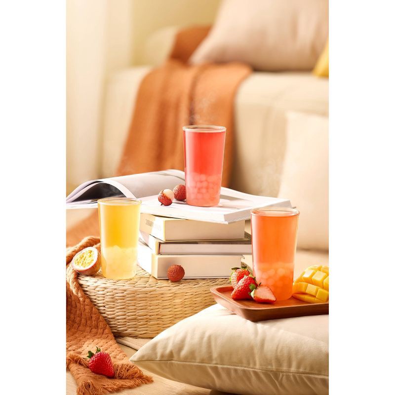 slide 5 of 5, Legendary Boba Mango Strawberry Instant Boba Fruit Tea Kit - Caffeine Free - 8oz/3ct, 3 ct; 8 oz