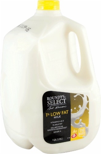 slide 1 of 1, Roundy's Roundys Select 1 Low Fat Milk, 1 gal