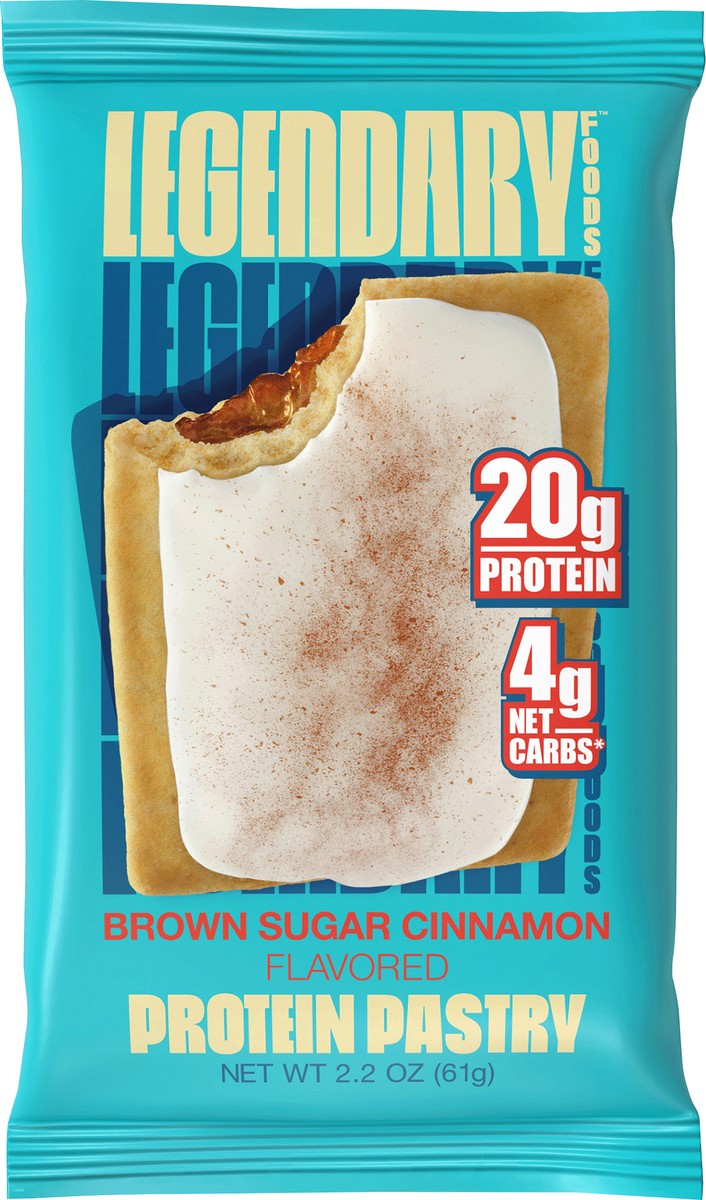 slide 2 of 2, Legendary Foods Protein Pastry - Brown Sugar Cinnamon, 2.2 oz Pastry, 2.20 oz