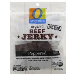 O Orgnc Beef Jerky Peppered