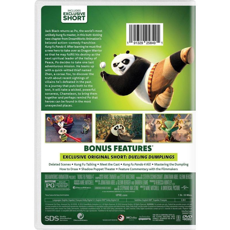 slide 3 of 6, Universal Home Video Kung Fu Panda 4 (DVD), 1 ct