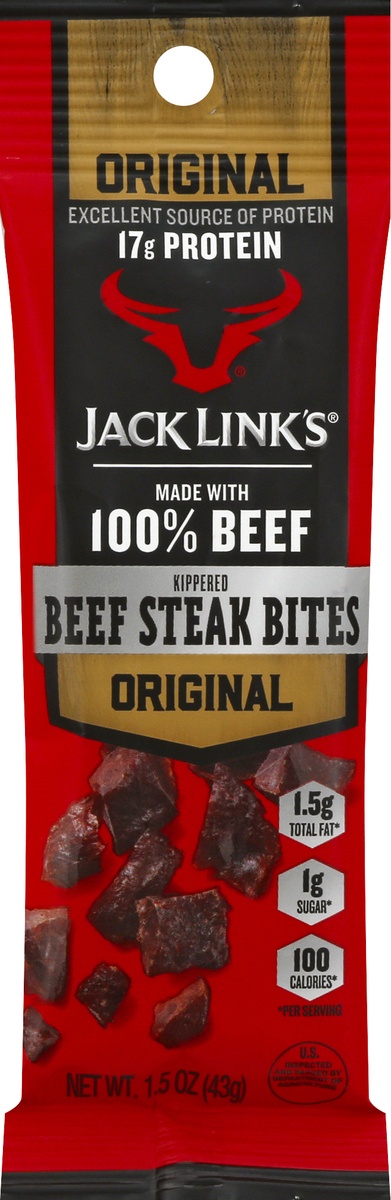 slide 6 of 7, Jack Link's Beef Steak Bites 1.5 oz, 1.5 oz