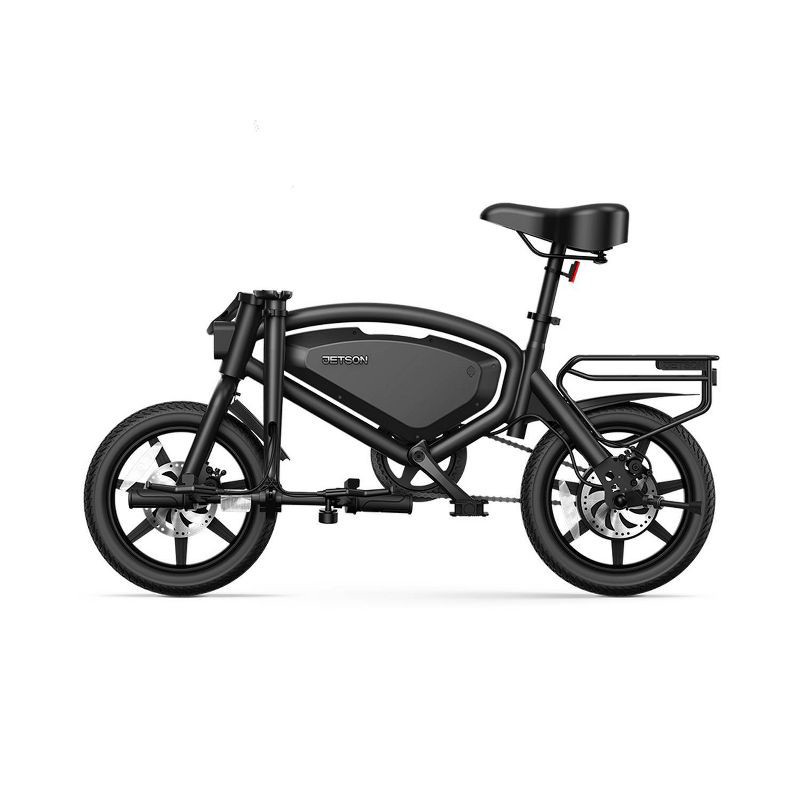 slide 2 of 9, Jetson Adult Axle X 12" Step-Over Electric Folding Bike - Black, 1 ct