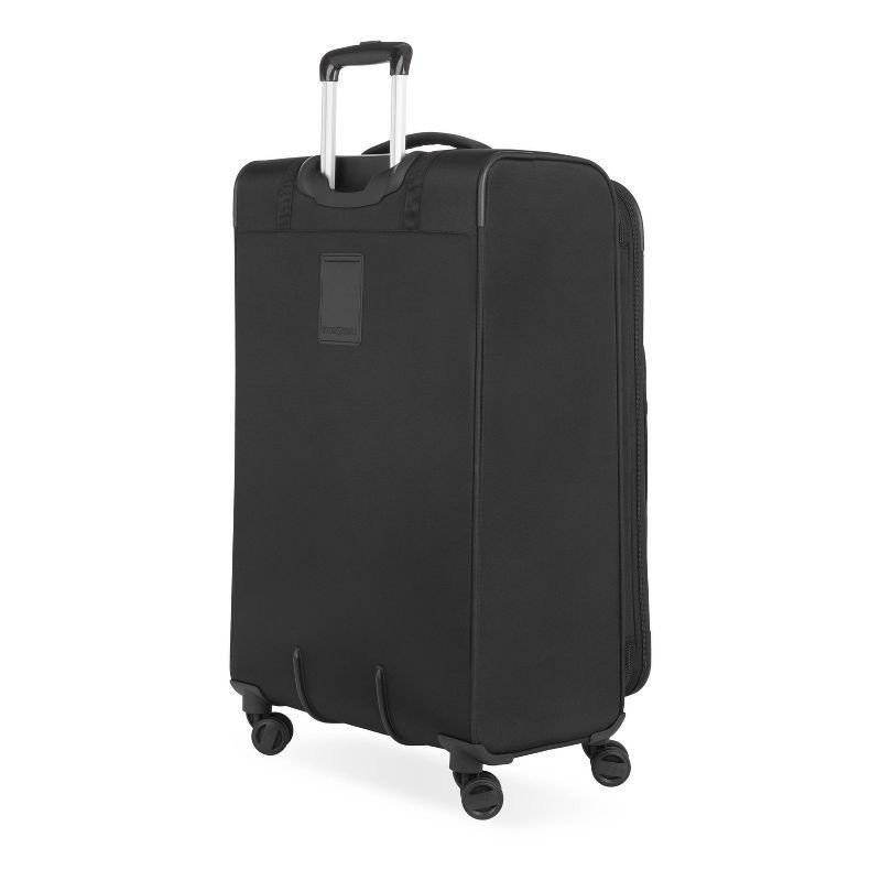 slide 7 of 14, SWISSGEAR Zurich Softside Large Checked Suitcase - Black: Tear-Resistant, Expandable, 1 ct