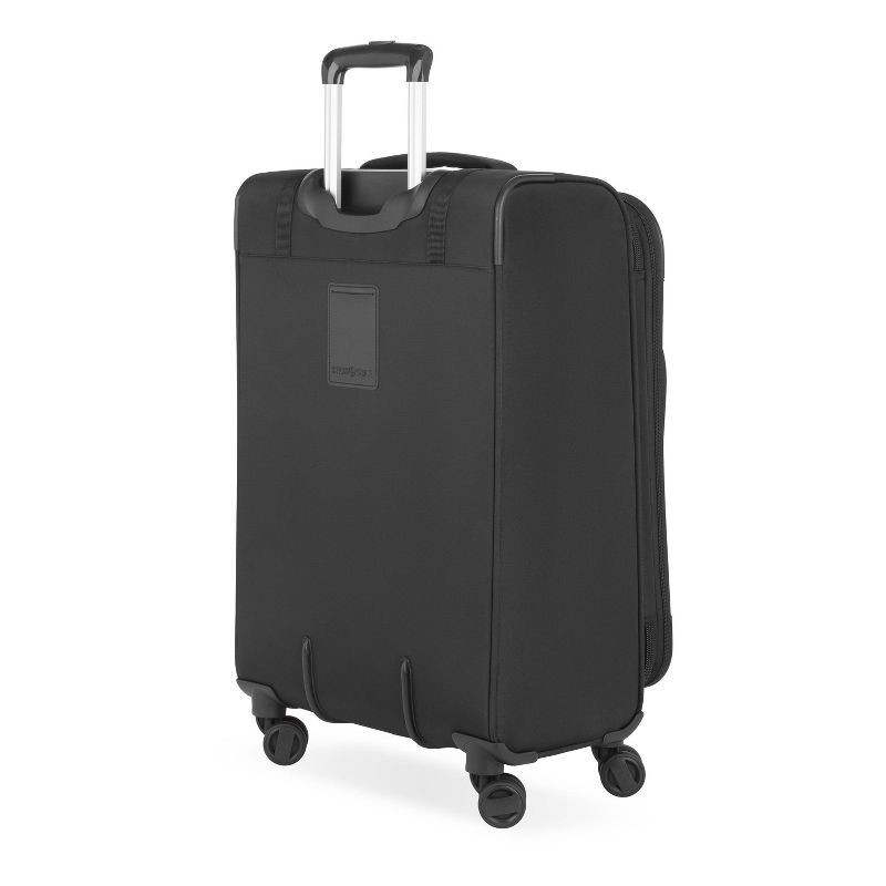 slide 2 of 14, SWISSGEAR Zurich Softside Medium Checked Suitcase - Black, 1 ct
