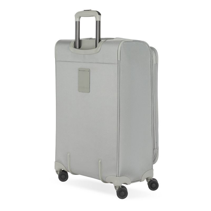 slide 2 of 12, SWISSGEAR Checklite Softside Medium Checked Suitcase - Gray, 1 ct