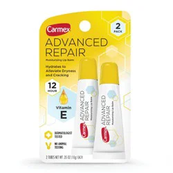Carmex Advanced Repair Moisturizing Lip Balm Tube - 2pk