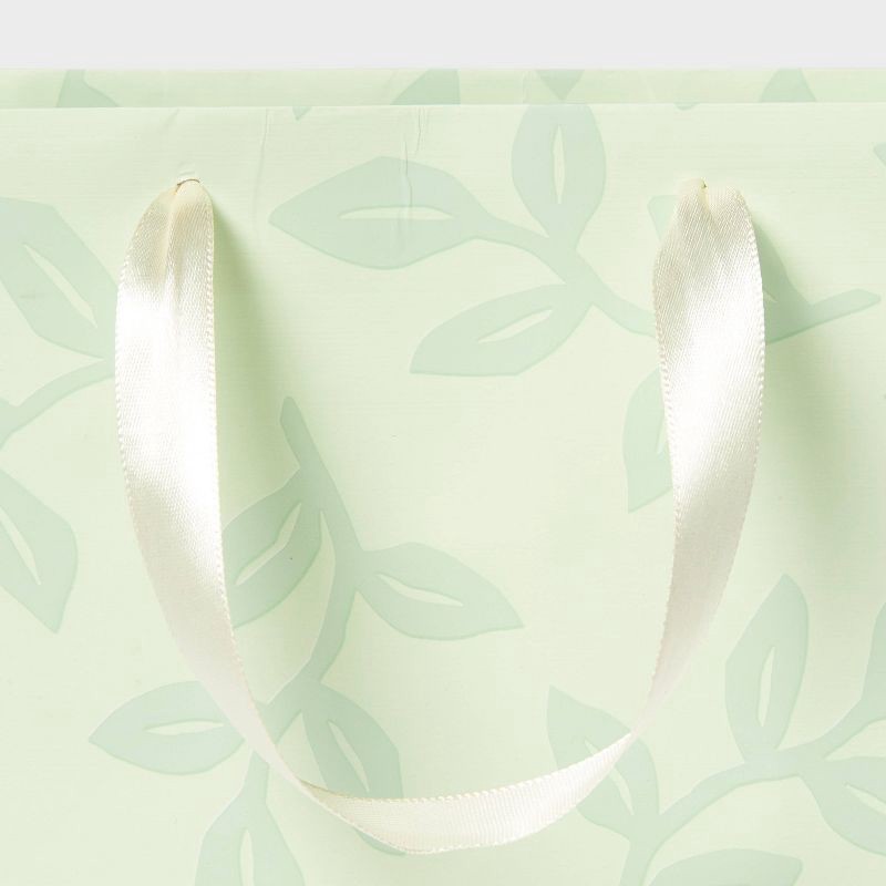 slide 3 of 3, XSmall Leaf Gift Bag Green - Spritz™, 1 ct