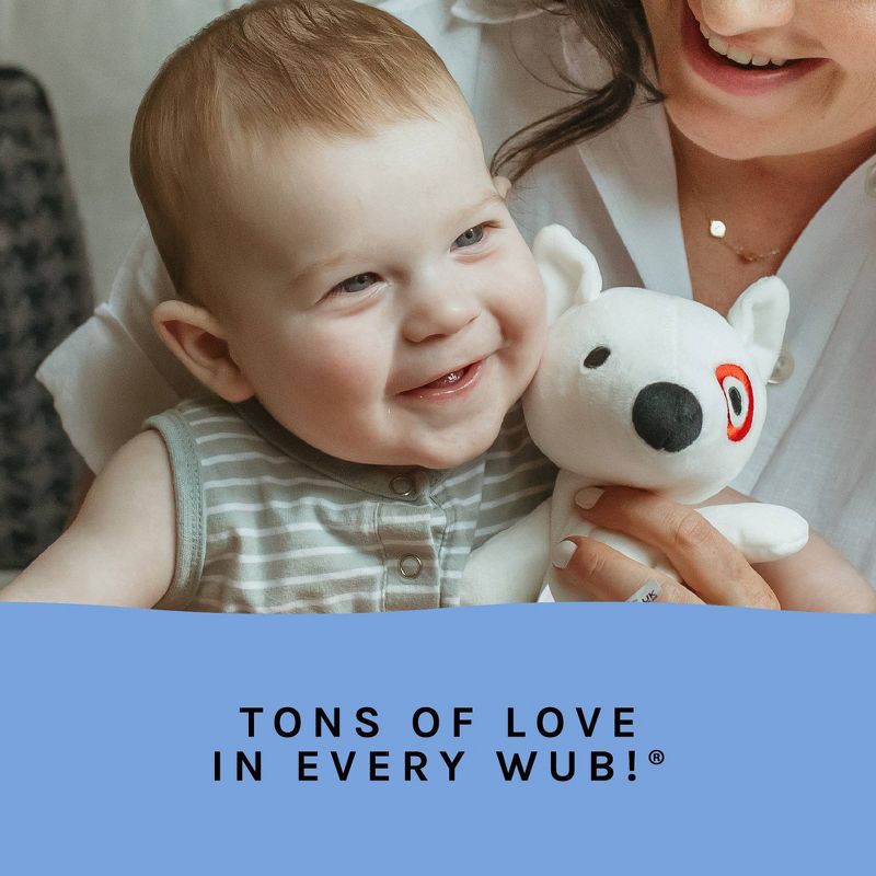 slide 4 of 7, WubbaNub Baby Bullseye Soft Plush Toy Lovey, 1 ct