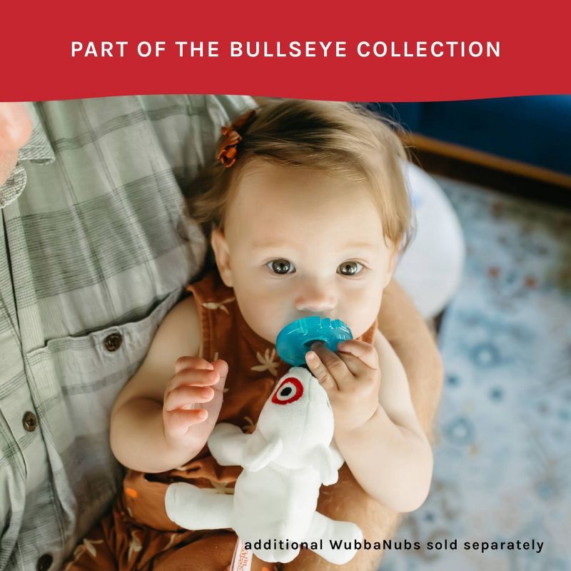 slide 7 of 7, WubbaNub Baby Bullseye Soft Plush Toy Lovey, 1 ct