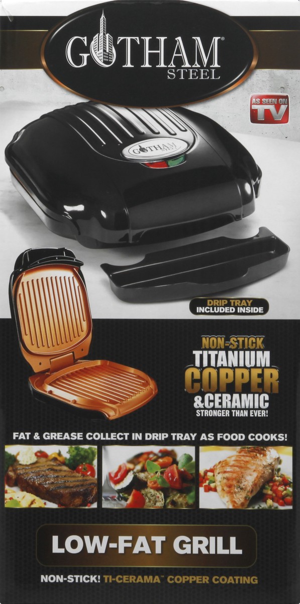 slide 7 of 9, Gotham Steel Folding Electric Grill, 1 ct