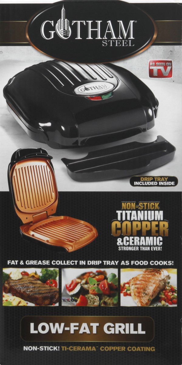 slide 8 of 9, Gotham Steel Folding Electric Grill, 1 ct