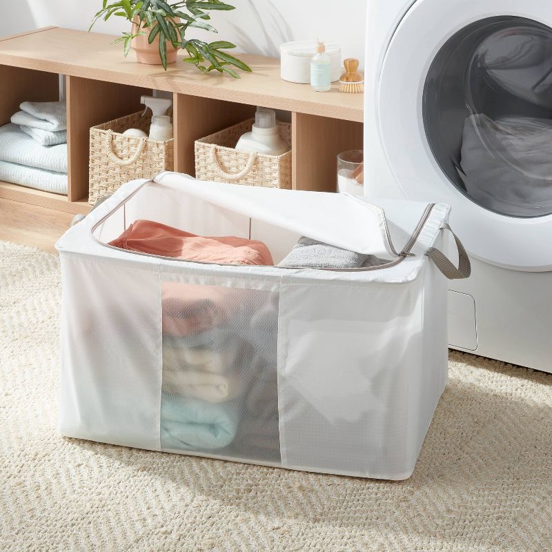 slide 2 of 4, Collapsible Large Storage Bin - Brightroom™, 1 ct