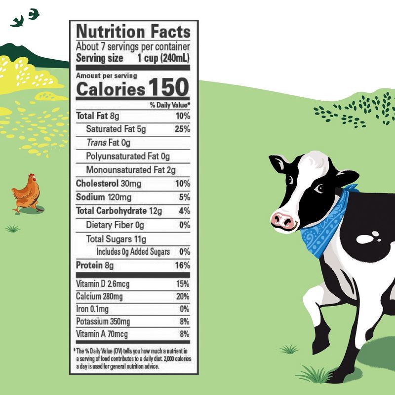 slide 6 of 8, Organic Valley Grassmilk Organic Grassfed Whole Milk - 59 fl oz, 59 fl oz