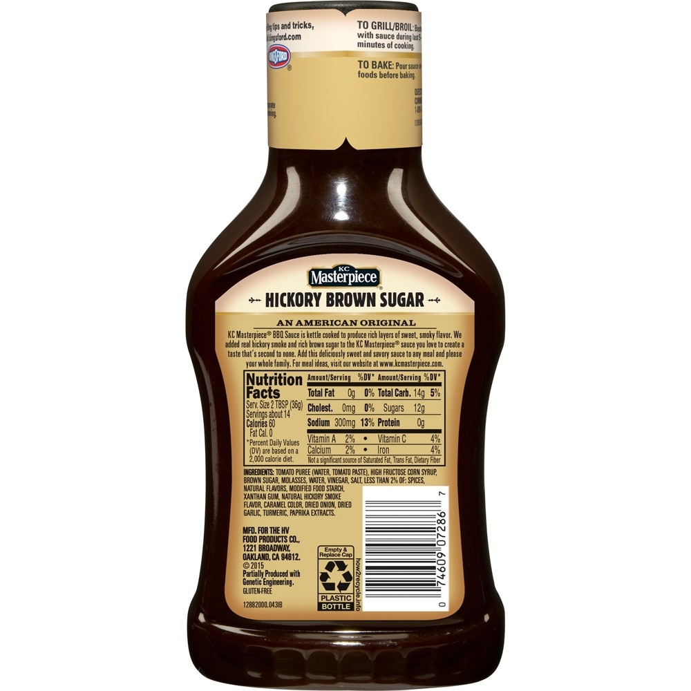 KC Masterpiece Hickory Brown Sugar Barbecue Sauce 18 Oz | Shipt