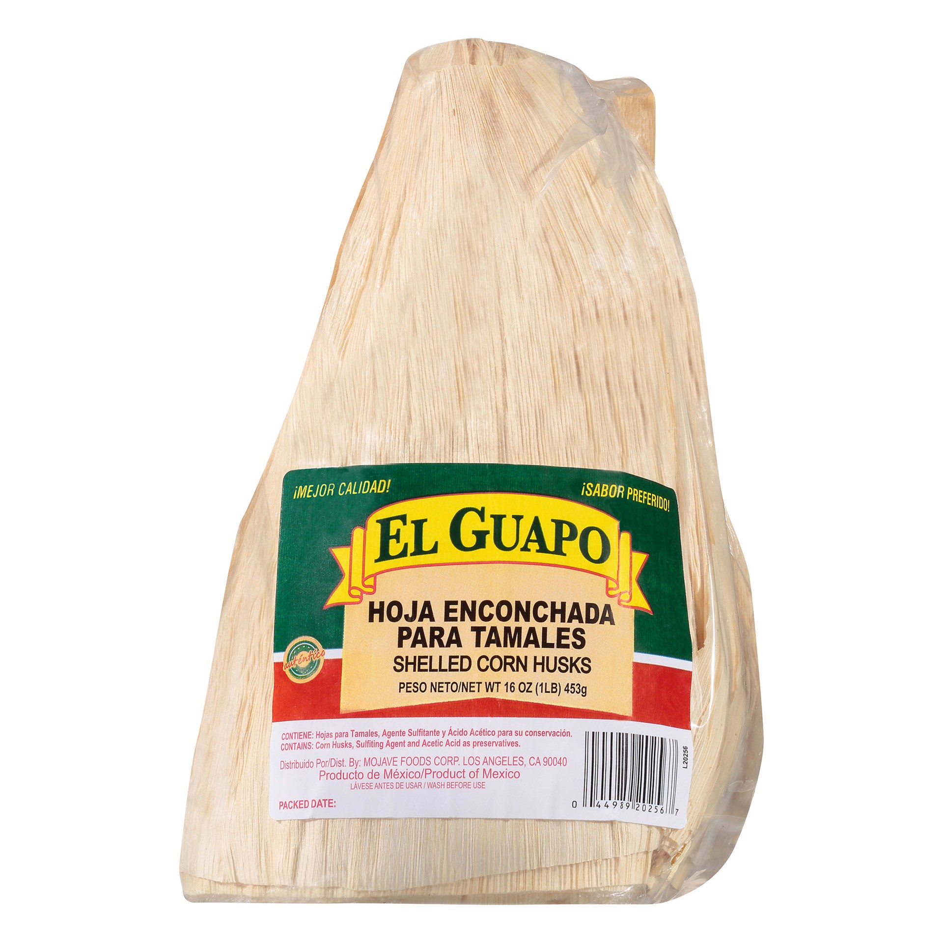 slide 1 of 7, El Guapo Whole Corn Husks (Hoja Enconchada Para Tamales), 16 oz, 16 oz