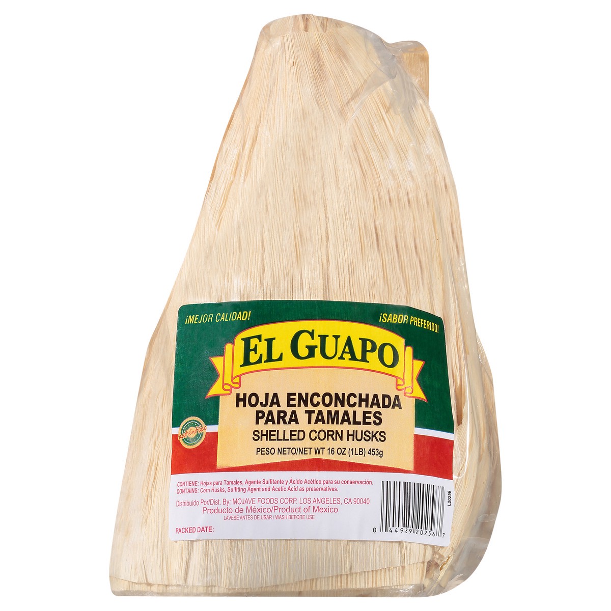 slide 1 of 7, El Guapo Corn Husks Shell - 16oz, 16 oz