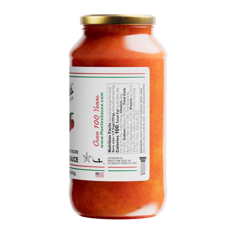 slide 3 of 9, Monte's Original Tomato Sauce - 24oz, 24 oz