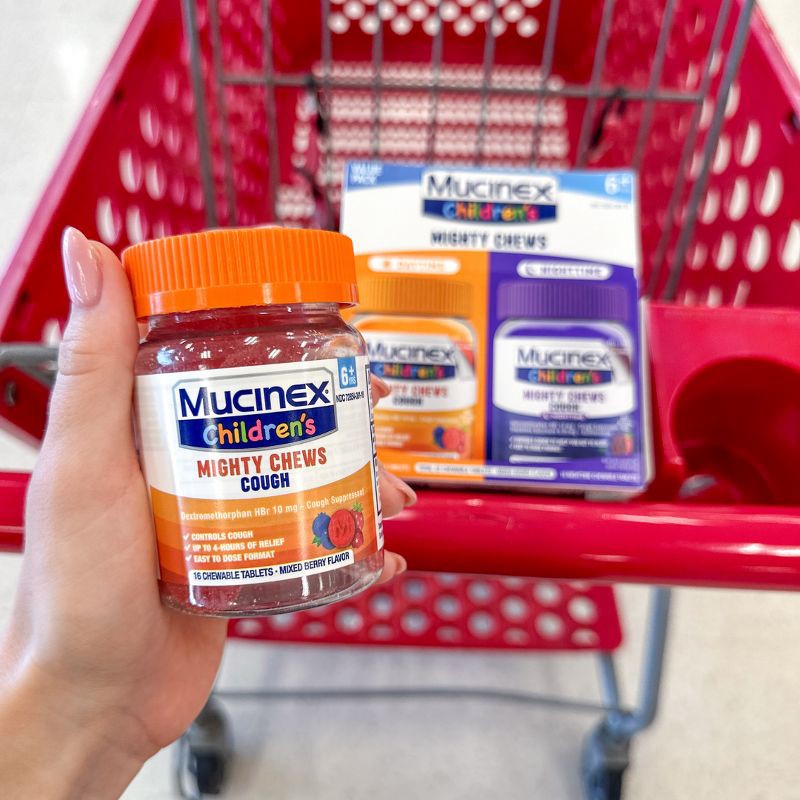 slide 10 of 11, Mucinex Children's Cough Mighty Chews - Day/Night Combo - 32ct, 32 ct