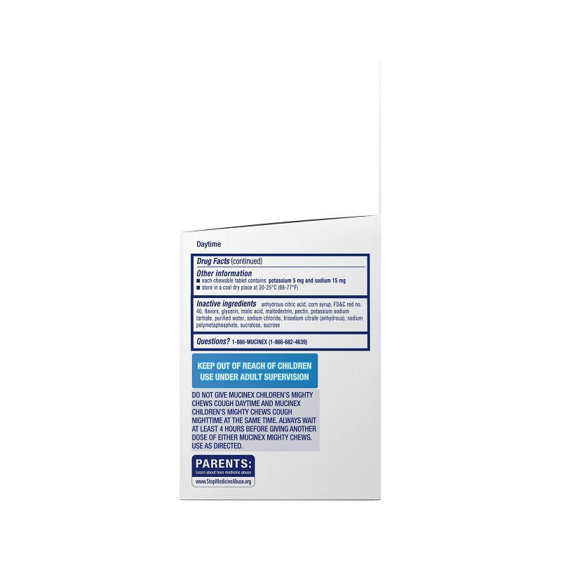 slide 11 of 11, Mucinex Children's Cough Mighty Chews - Day/Night Combo - 32ct, 32 ct