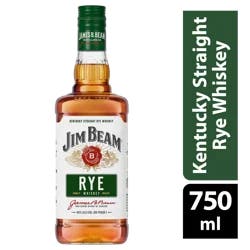 Jim Beam Kentucky Straight Rye Whiskey 750 ml
