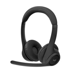 Logitech Zone 300 Bluetooth Wireless Headset - Black: Hands-Free, Multi-Pairing, USB-C