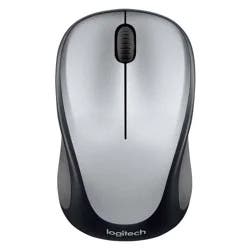 Logitech M317 Mouse - Silver: Wireless USB-A, Near Field Communication, Soft-Touch Grips