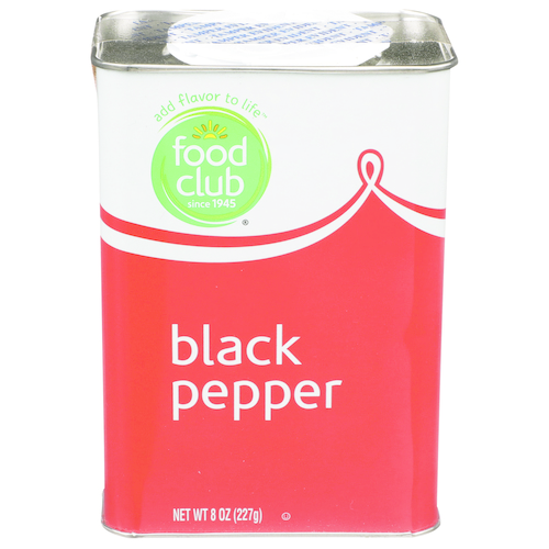 slide 1 of 1, Food Club Black Pepper, 8 oz