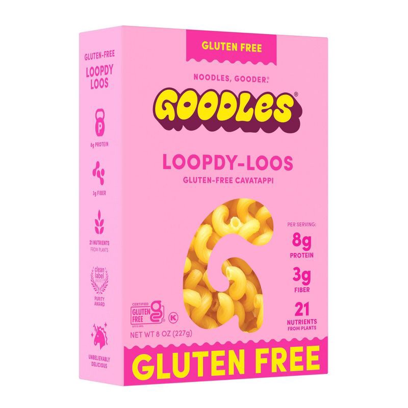 slide 1 of 3, Goodles Gluten Free Dry Pasta Loopdy-Loos - 8oz, 8 oz