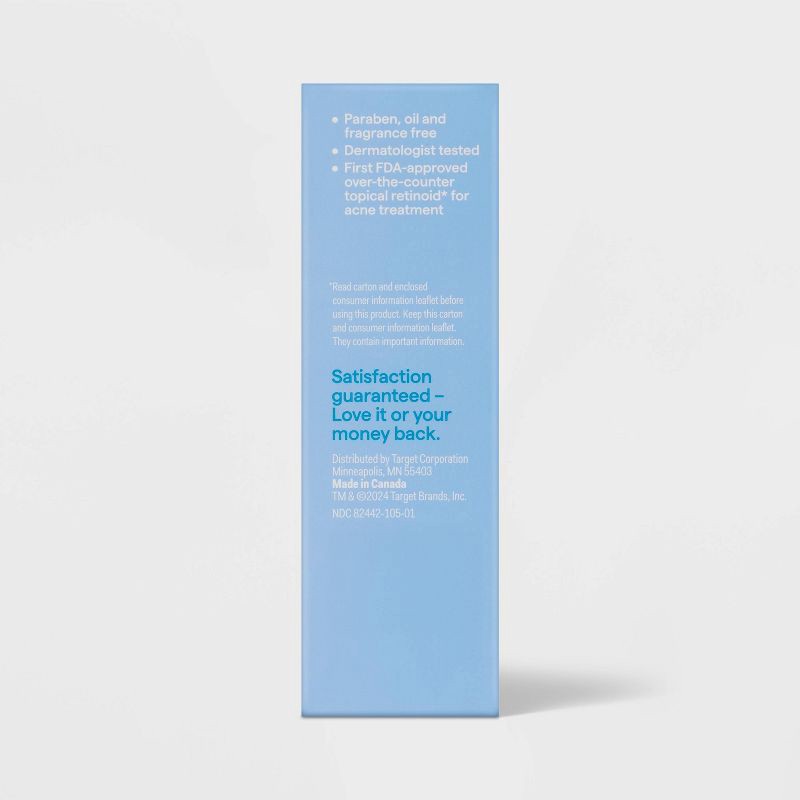 slide 5 of 6, Retinoid Acne Treatment - 0.1% Adapalene - 15g - up&up™, 15 gram