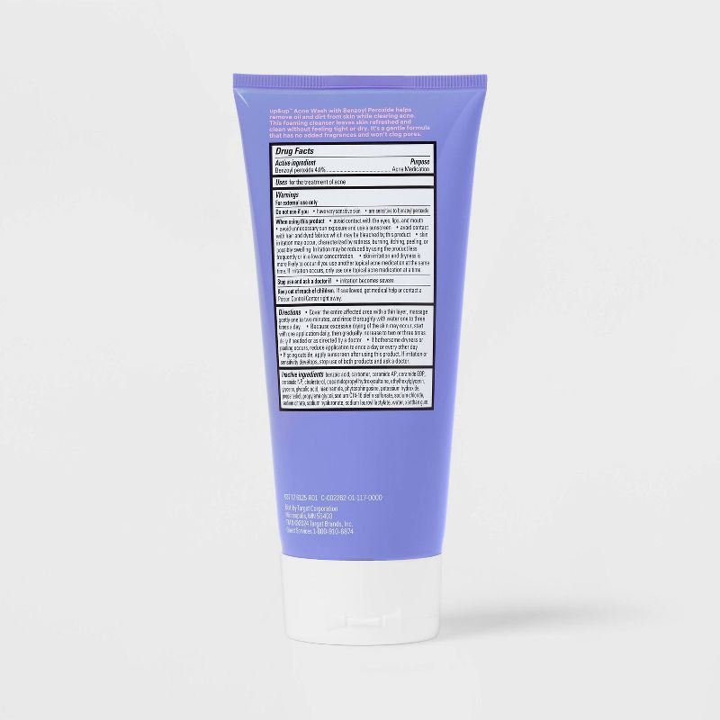 slide 3 of 3, Cleanser - Benzoyl Peroxide Acne Cleanser - 5.5oz - up&up™, 5.5 oz