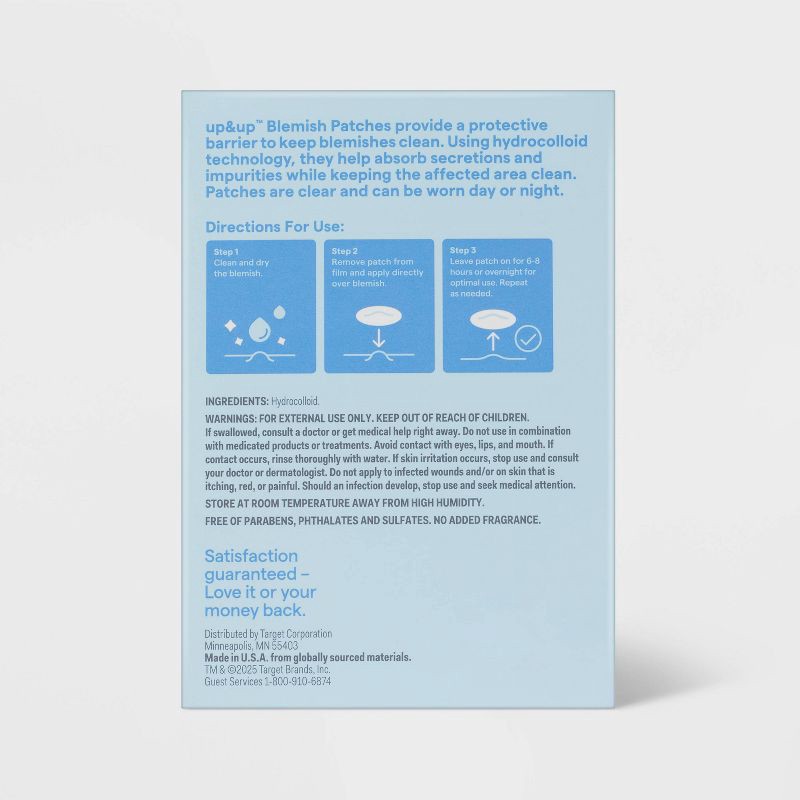 slide 3 of 3, Translucent Hydrocolloid Patches - 24ct - up&up™, 24 ct