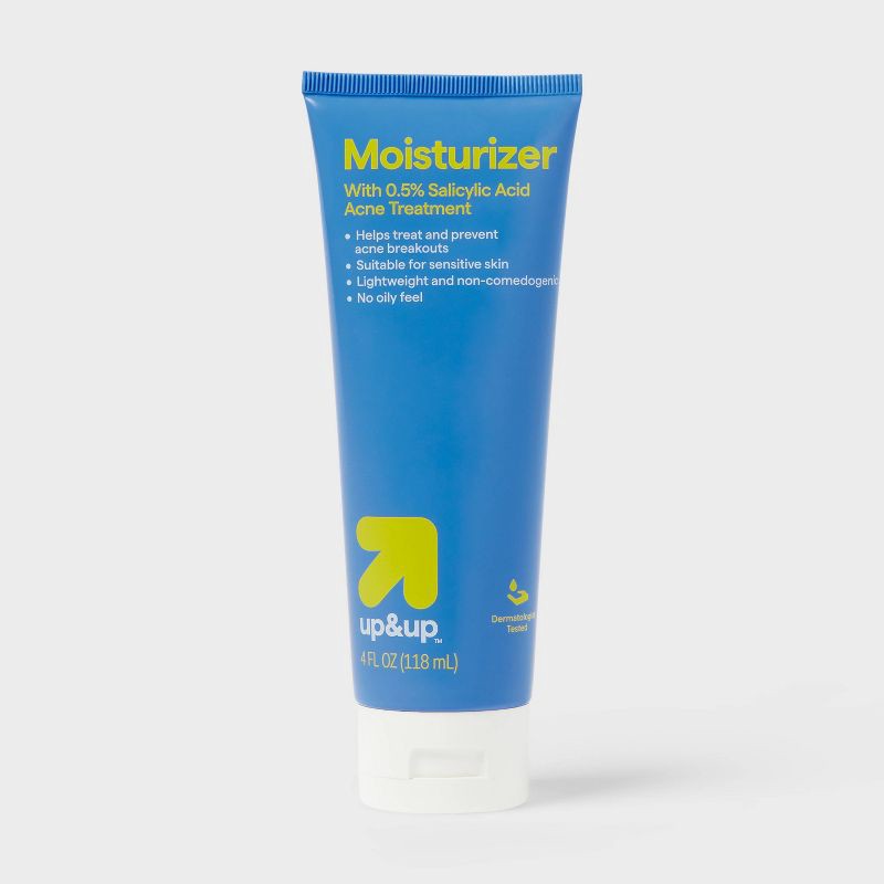 slide 1 of 3, Moisturizer with Salicylic Acid - 4fl oz - up&up™, 4 fl oz