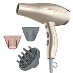 Conair Infinitipro Frizz-Free Pro Hair Dryer, Gold