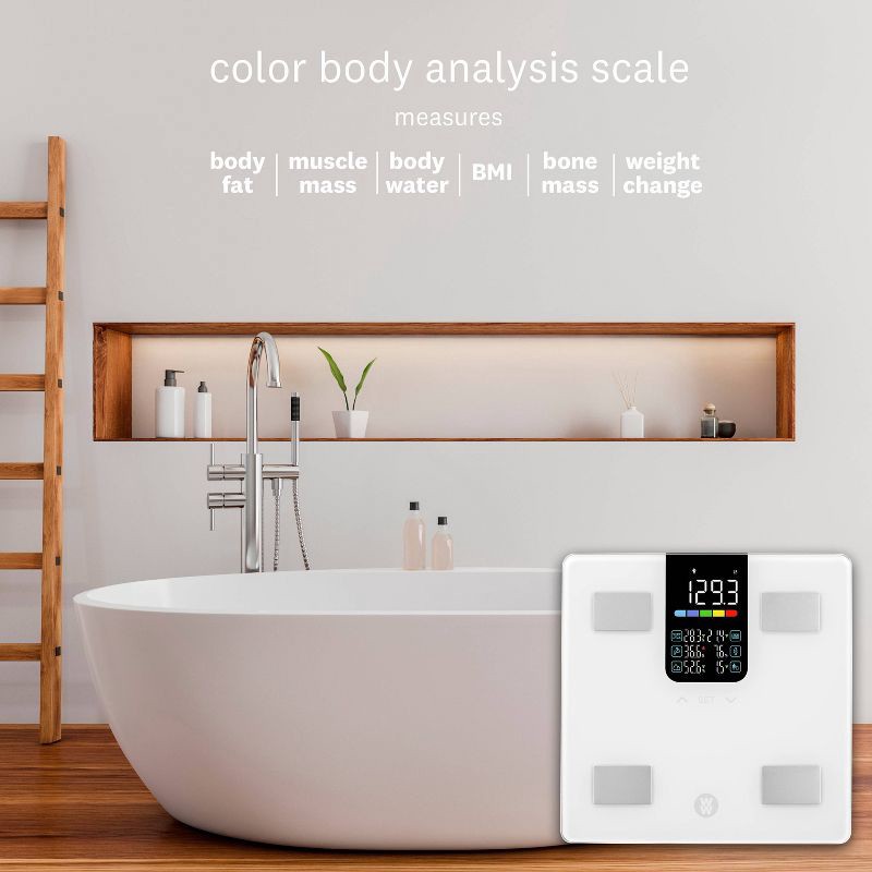 slide 6 of 9, Weight Watchers Color Display Body Analysis Scale, 1 ct