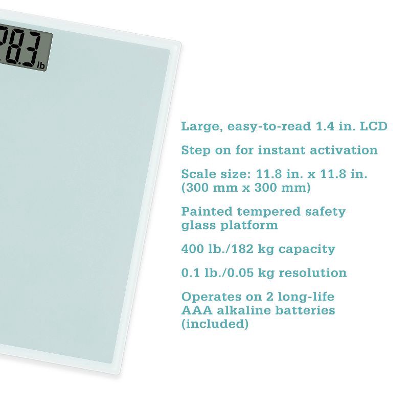 slide 6 of 9, Thinner Glass Weight Scale Silver, 1 ct