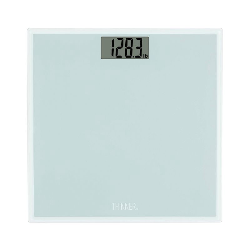 slide 1 of 9, Thinner Glass Weight Scale Silver, 1 ct
