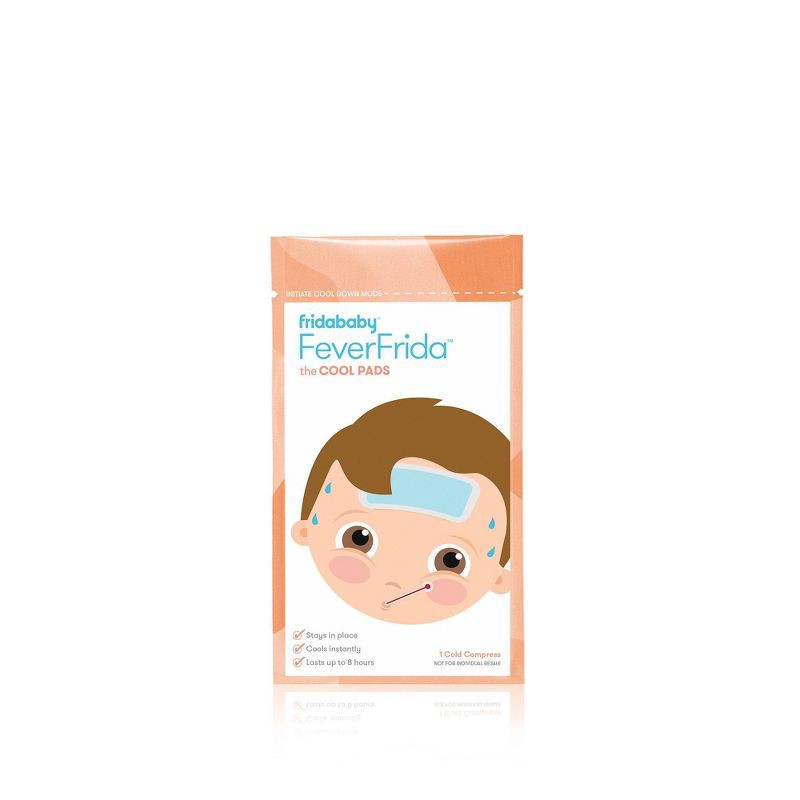 slide 2 of 5, Frida Baby NoseFrida - Stay Cool Pads for Fever Comfort, 1 ct