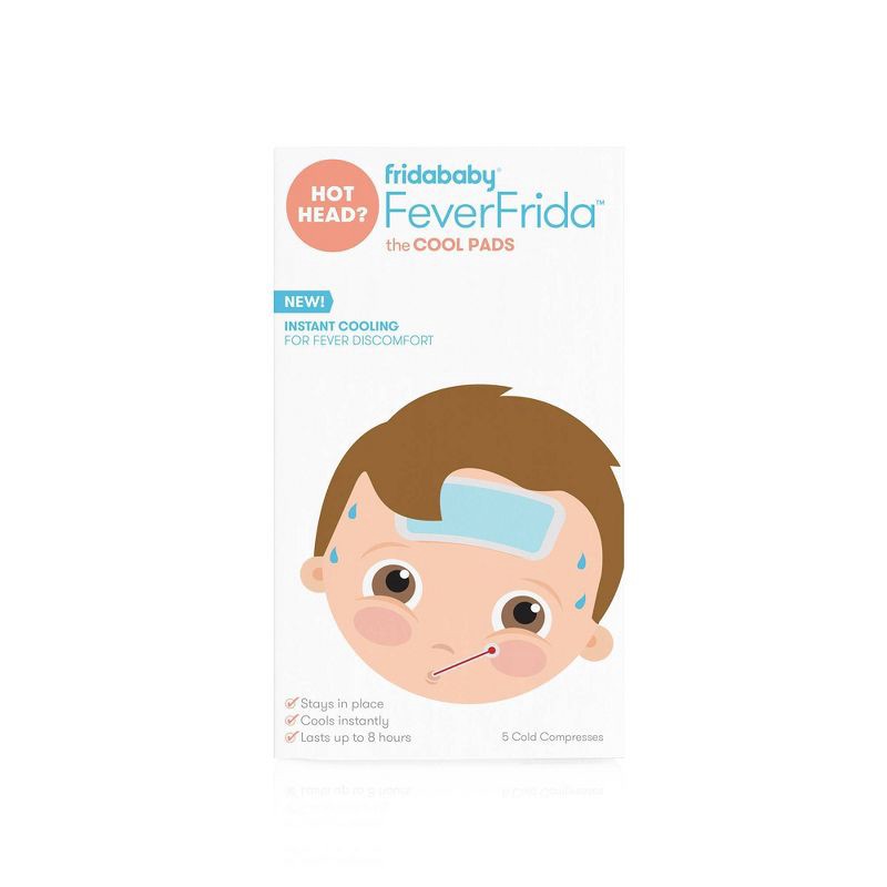 slide 4 of 5, Frida Baby NoseFrida - Stay Cool Pads for Fever Comfort, 1 ct