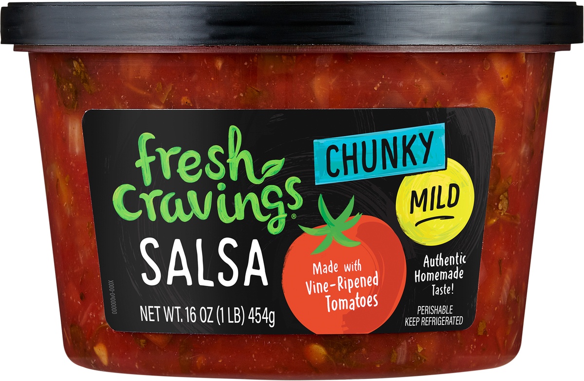 slide 5 of 7, Fresh Cravings Chunky Mild Salsa, 16 oz