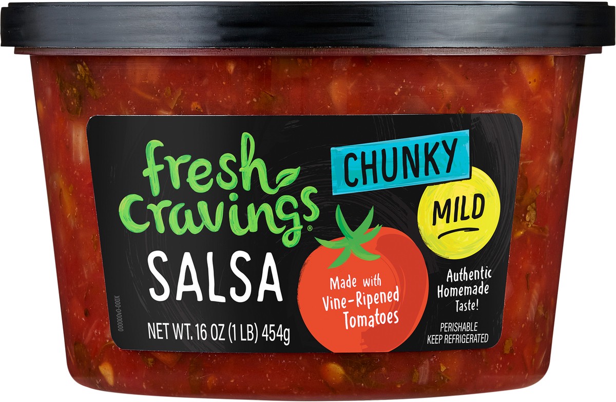 slide 5 of 9, Fresh Cravings Chunky Mild Salsa - 16 Oz, 16 oz