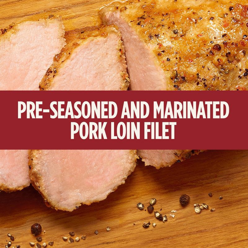 slide 5 of 7, Tyson Steakhouse Pork Loin Filet - 1.5lb, 1.5 lb