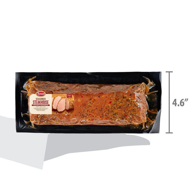 slide 9 of 11, Tyson Steakhouse Pork Loin Filet - 1.5lb, 1.5 lb