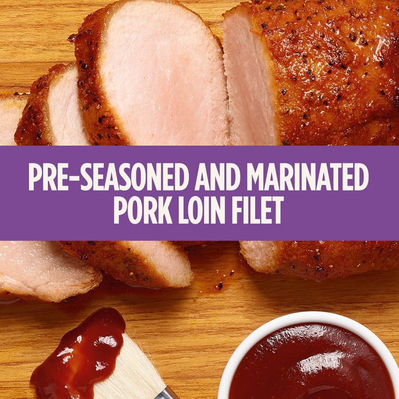 slide 5 of 7, Tyson Sweet and Smokey BBQ Pork Loin Filet - 1.5lb, 1.5 lb